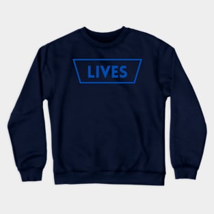 Lives Life Blue   - Classic Vintage Summer Crewneck Sweatshirt